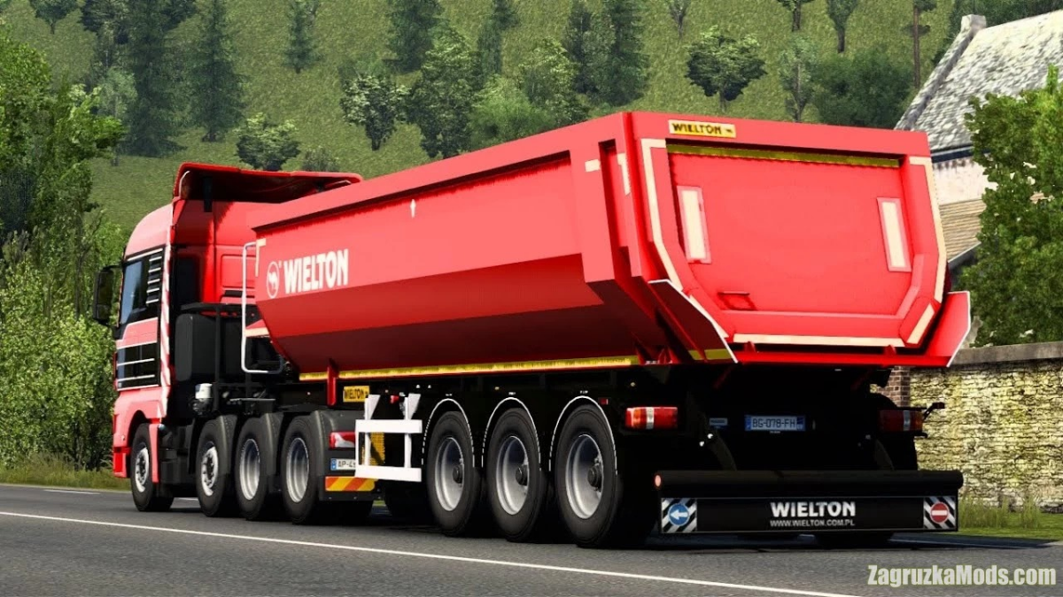 ets2 trailer wielton lowbed 1.40